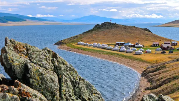 Terkhiin tsagaan lake