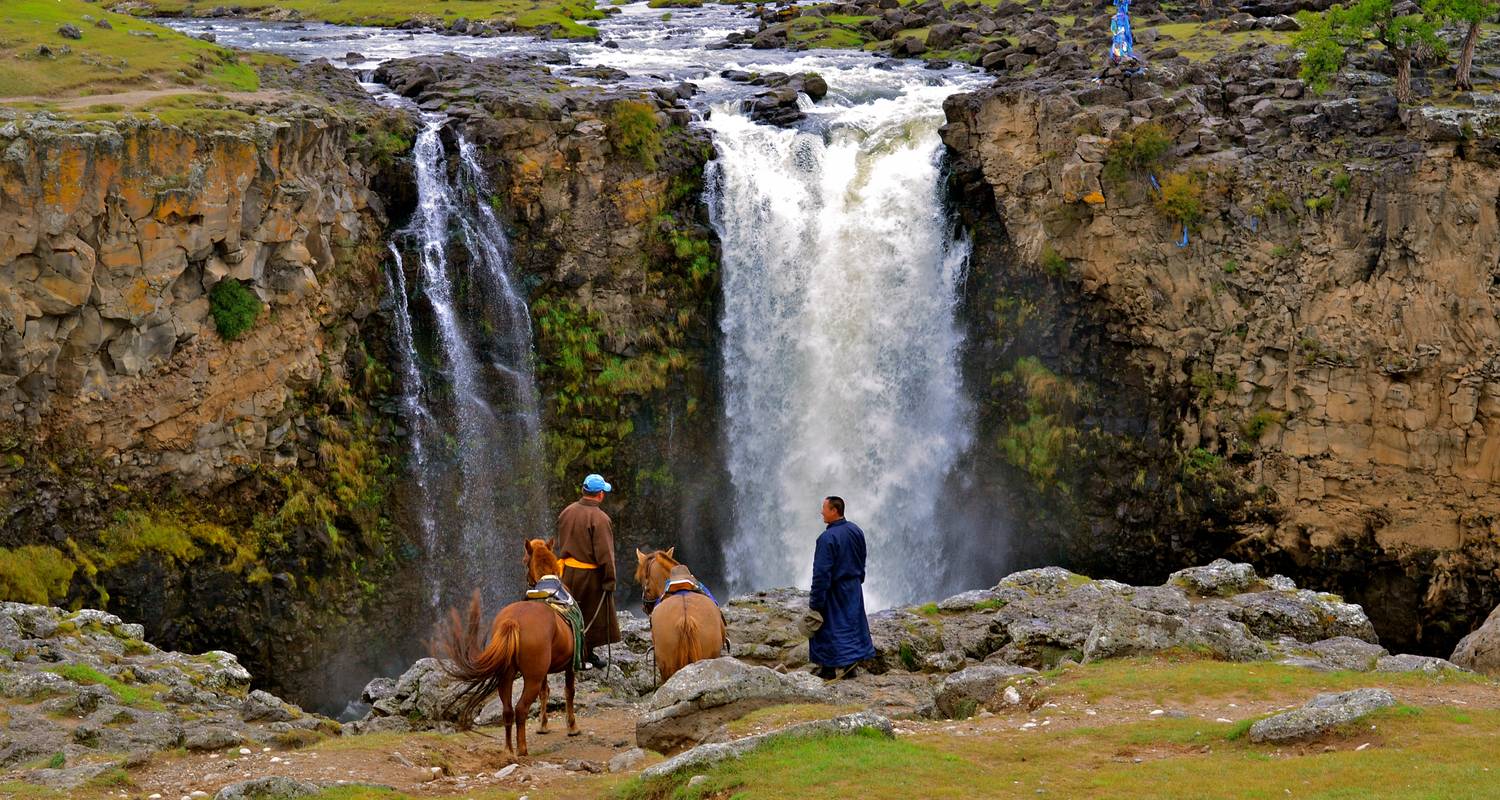 Mongolian waterfall