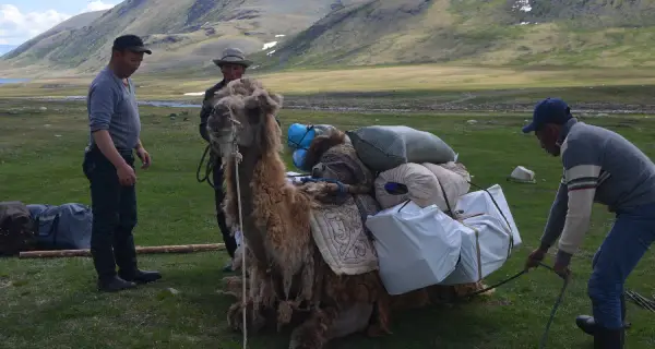 Trekking in the Altai Mountains of Mongolia